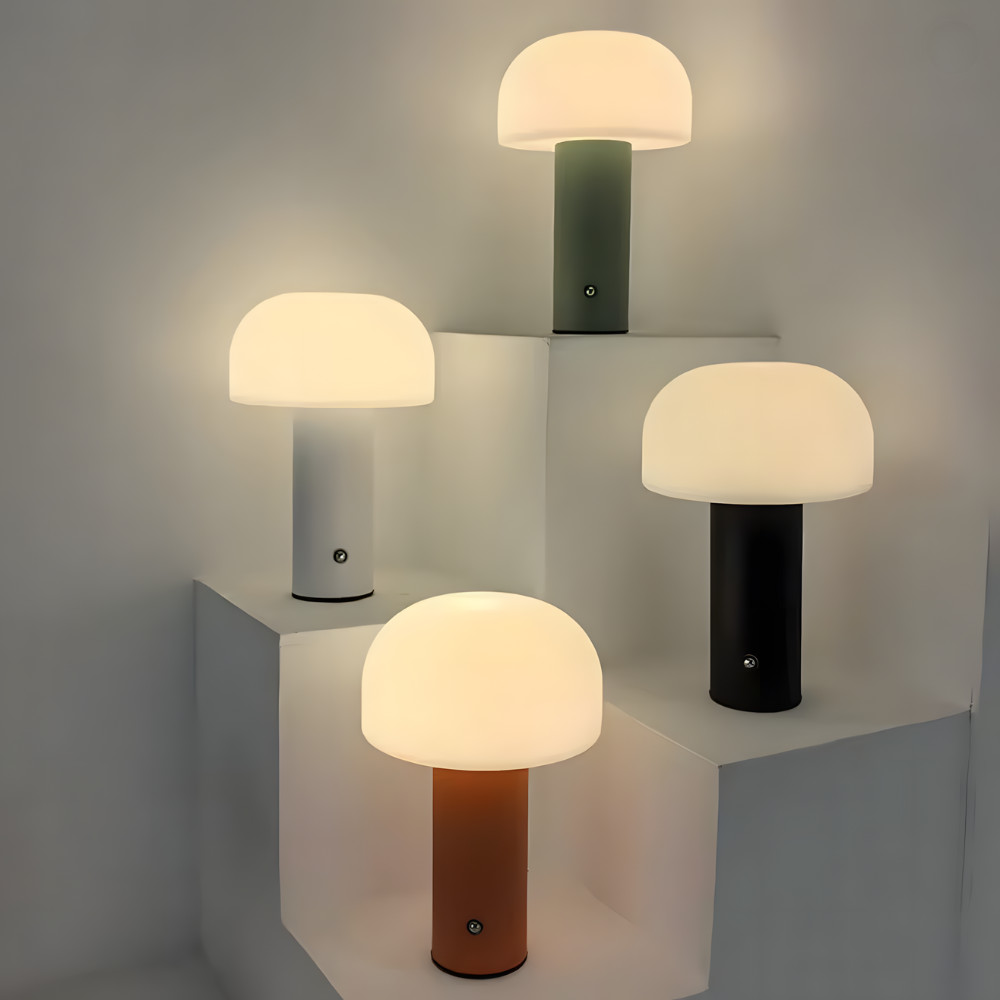 Lampe de chevet champignon LED rechargeable – NUBIA