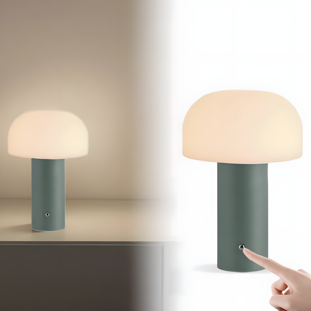 Lampe de chevet champignon LED rechargeable – NUBIA